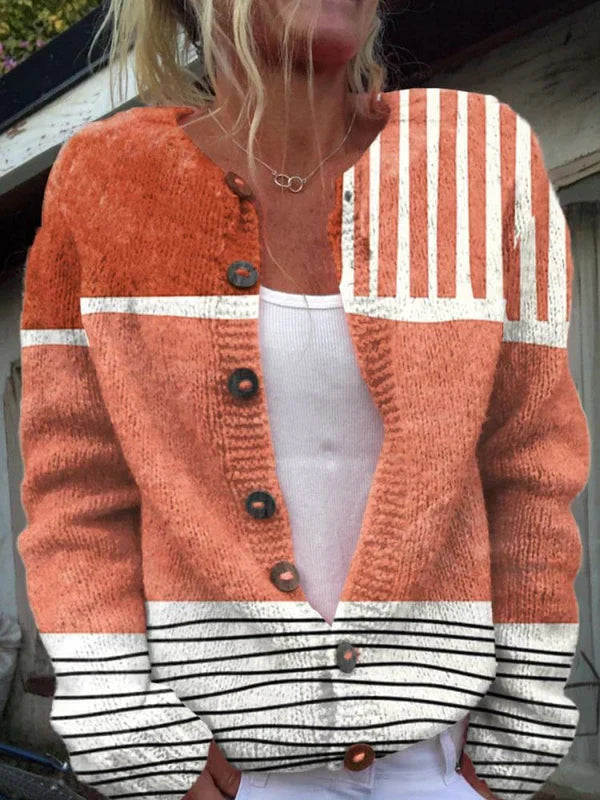 NADINE | CHIC BUTTONED CARDIGAN SWEATER