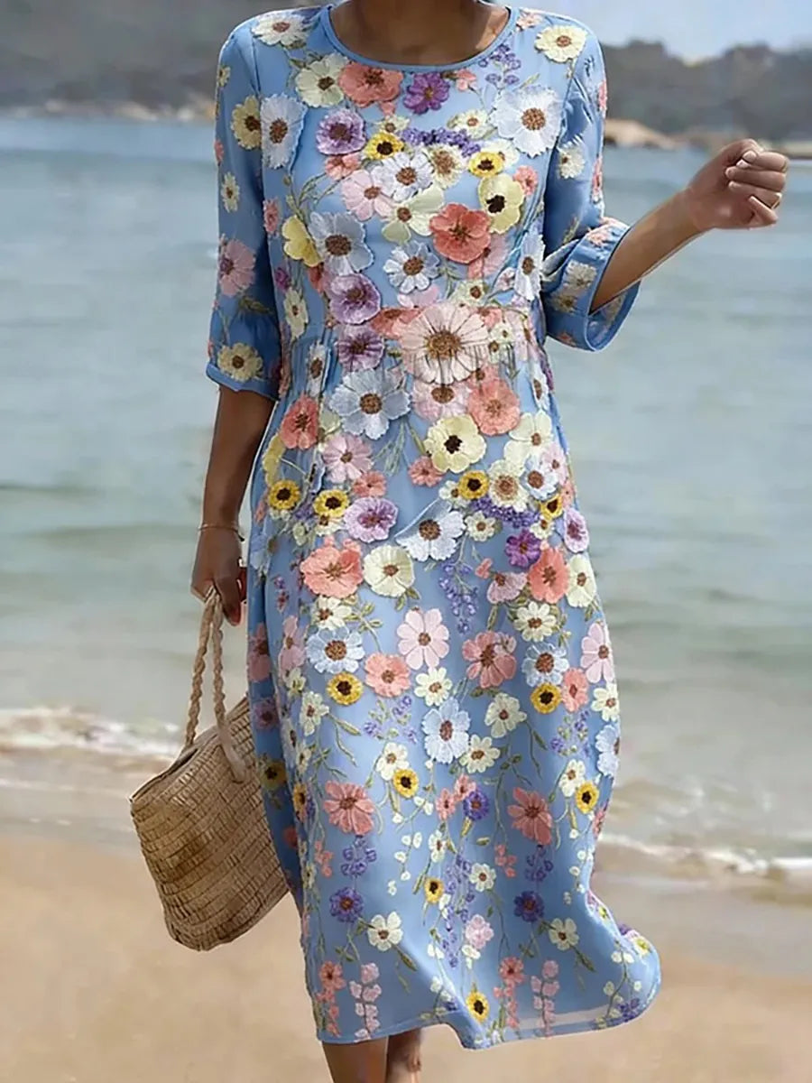 Melissa | Comfortable &amp; Elegant Mid-Length Dress