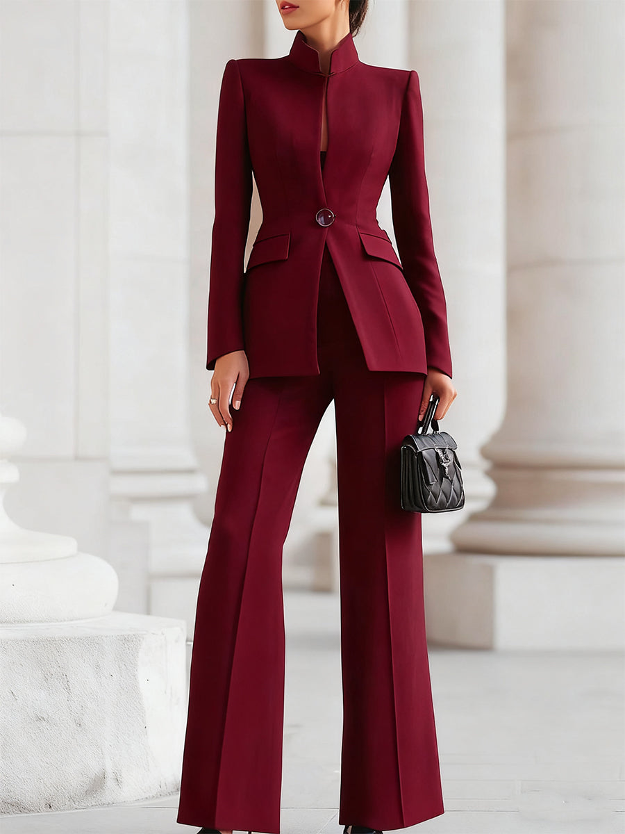 Lisa | Elegant Blazer &amp; Pants Suit Set