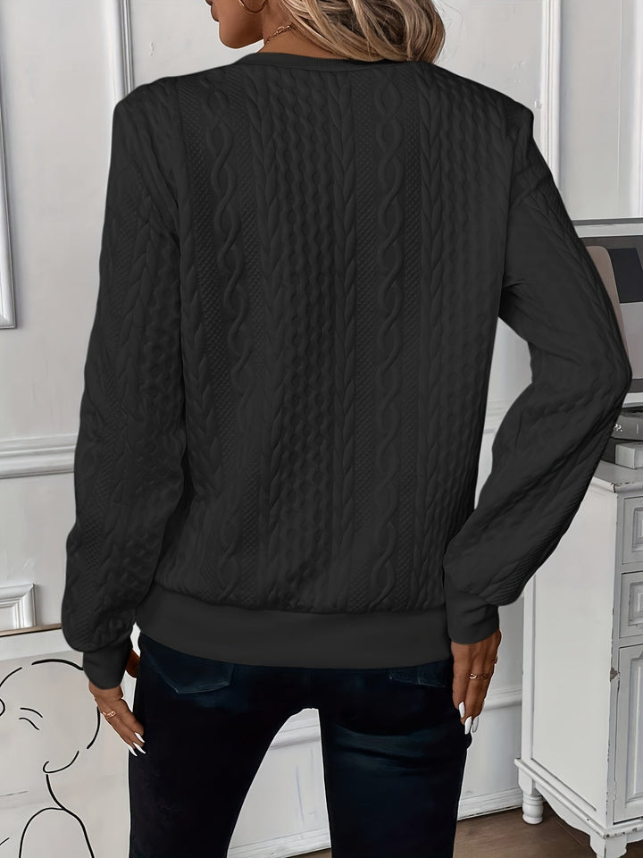 Mila Chunky Knit Sweater with Zip
