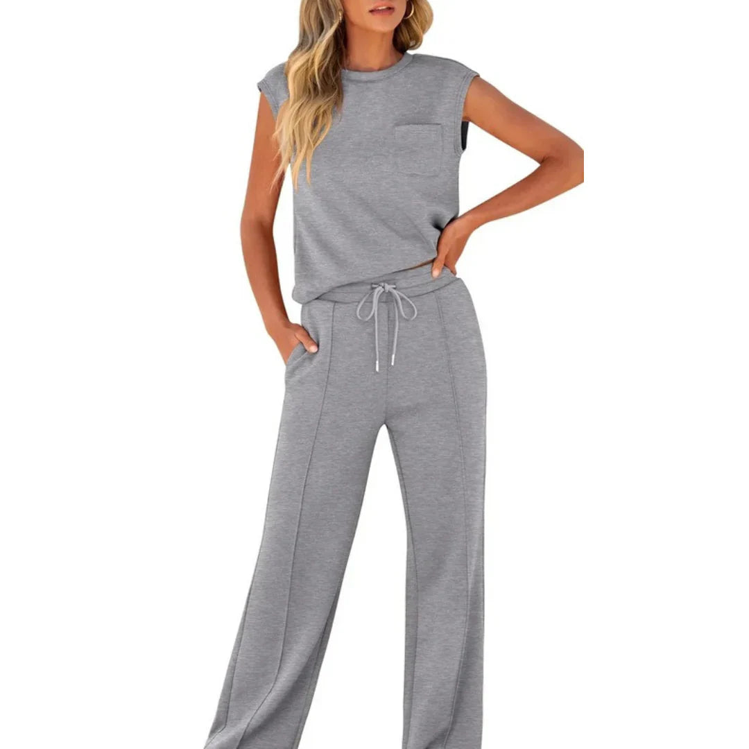 KAIYA™ – Casual Summer Soft Lounge Co-Ord