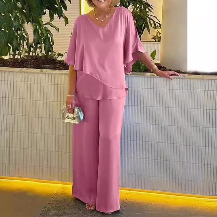 Martha - Comfortable set with wide legs