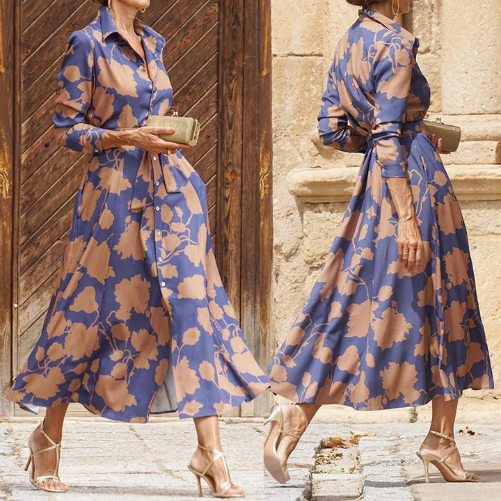 Lynn™ | Elegant V-neck dress for women