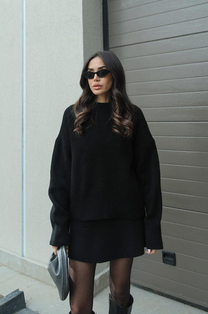 Bella Ribbed Sweater &amp; Skirt Set
